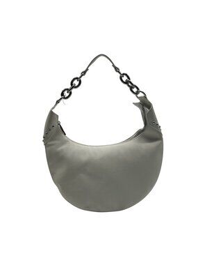 I.N.C. International Concepts Vanilla Faux Leather Giannaa Medium Stud Hobo Bag